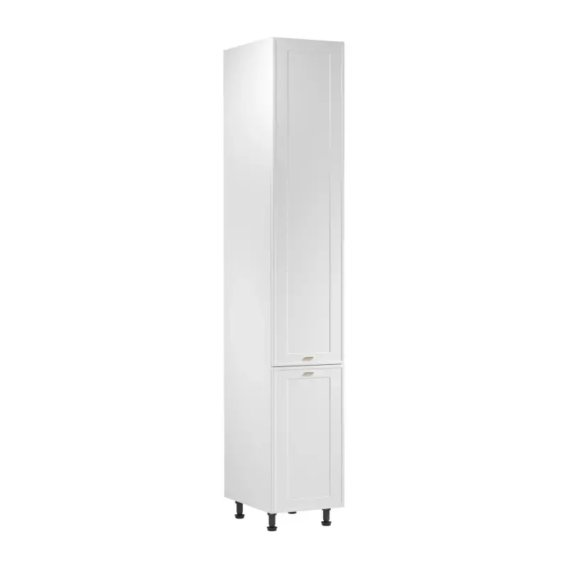 Poslední Šance Vysoká kuchyňská skříň SALERNO - šířka 40 cm, bílá