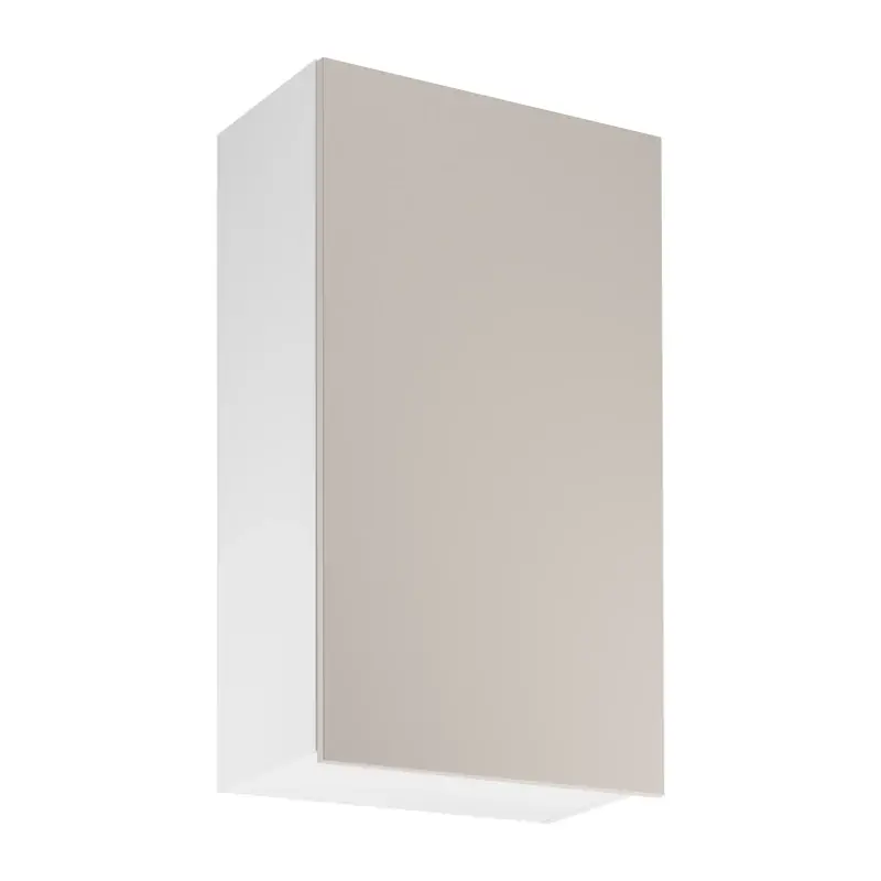 Vysoká horní kuchyňská skříňka SALERNO - šířka 60 cm, bílá / béžová Nakupujte Hned
