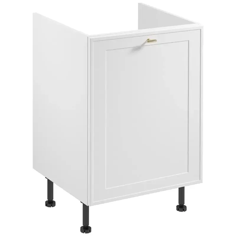 Finální Výprodej Dřezová skříňka SALERNO - šířka 60 cm, bílá + koše na odpad ZDARMA