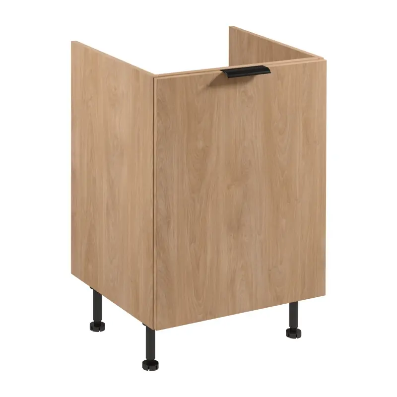 Akce Dřezová skříňka SALERNO - šířka 60 cm, dub + koše na odpad ZDARMA