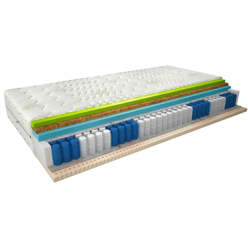 Termoelastická pěnová matrace s latexem 90x200 NAUSICA 2 Nízká Cena