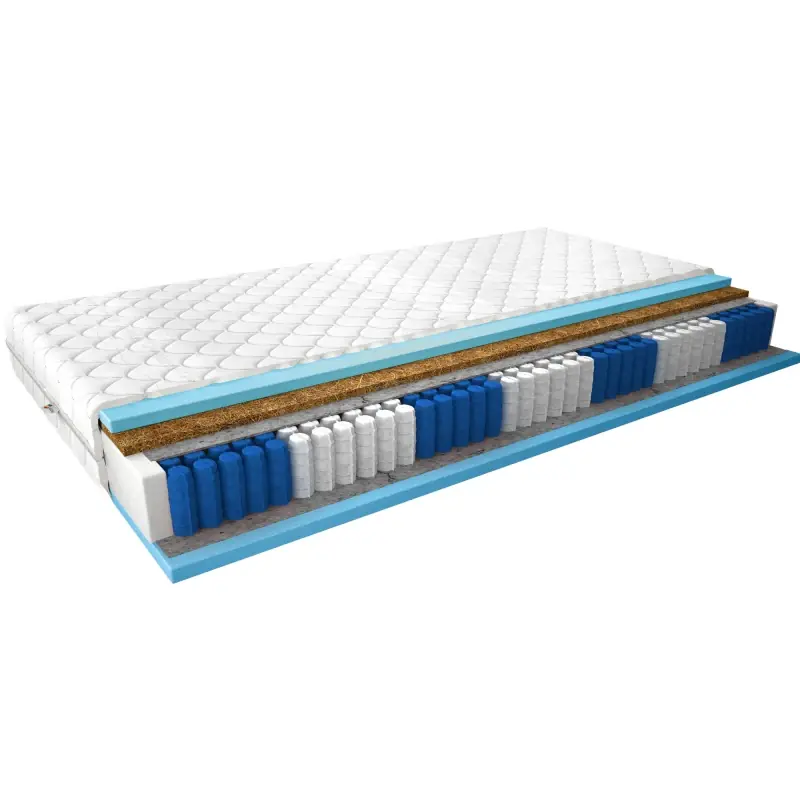 Vysoká taštičková matrace s kokosovou rohoží 140x200 XANTHE 3 Akční Cena